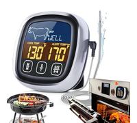 Digital Temperature Gauge - Cooking Thermometer, Waterproof Heat Measuring Tool For Food Grill Oven | Roasting Meat, Chicken, BBQ, Baking, Home, Kitchen, Steak, Precision Cooking Aid