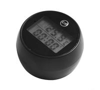 Digital Temperature Gauge with Timer for Ice Baths, Waterproof Design for Enhanced Durability and Use (black)