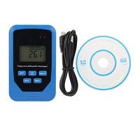 Digital Temperature Humidity Meter - High Accuracy Temperature Sensor, Humidity Meter & Data Logging, Backlight & USB Connectivity, Portable for Indoor & Outdoor Use