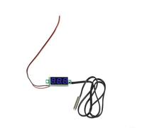 Digital Temperature Meter with Probe for Real-Time Readings in Vehicle Dashboards Air Handling Units Cold Storage and Industrial Settings (Blue)