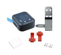 Digital Temperature Tester Meter Gauge LED Voltmeter Charging Port Motorcycle Handlebar Mount