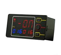 Digital Temperature Time Control Relay with LED Thermostat Display for Embedded Installation, Featuring High and Low Temperature Alarm and Timed Trigger Function (DC12V)