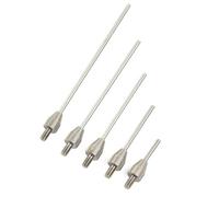 Digital Test Indicator Point Stem Rods, M2.5 Threaded Shanks for Dial Height & Depth Gauges, High-Speed Steel Measuring Tools