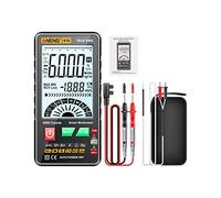 Digital Tester High Precision Transistor capacitors probe 6000 Counts Black