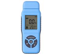 Digital Tester, Wood Meter, Portable Hand Held LCD Timber Humidity Detector with Data Retention Function, for Wood, Paper, Construction Material Testing (Blue)