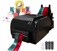 Digital Thermal Foil Stamping Printer, 200 DPI, 150mm/s Speed, Supports 50+ Languages for Satin Ribbon and Fabric Labels