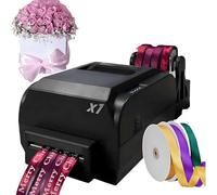 Digital Thermal Ribbon Printer Machine for Hot Foil Stamping, 200DPI, 150mm/s, Supports 50+ Languages, for Christmas Party and Crafting