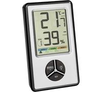 Digital Thermo-Hygrometer Silver Thermometer Measure Temperature And Humidity