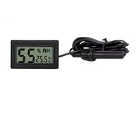 Digital Thermo Hygrometer With Probe Suitable For Accurate Home Office Greenhouses Laboratories And Pet Room Probe Thermo