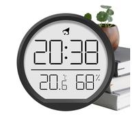 Digital Thermometer - ABS, 3.15x0.79x3.23in Humidity Meter High-Precision Sensor | Accurate Temperature Monitoring Indoor Climate Display, Hygrometer Thermometer For Bedroom, Kitchen, Living Room