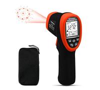 Digital Thermometer BT-1800-58°F~3272°F(-50~1800℃)Infrared Pyrometer D:S=50:1 Infrared Thermometer Gun Non Contact with Backlit Flashlight Max/Min Temp Alarm for Industry HVAC Forging