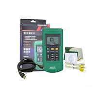 Digital Thermometer Dual, MS6514 Handheld Temperature Data Logger with USB Interface for K J T E R S N Thermocouples -200℃ to 1372℃