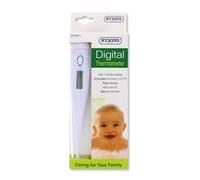 Digital Thermometer - Fast Accurate Body Temperature Reading - Instant Fever Detection Easy To Use - Flexible Tip Medical Grade Thermometer For Adults Kids Babies Hygienic Reliable Temperature Monitor