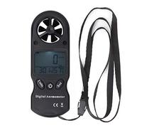 Digital Thermometer Hygrometer Anemometer wind speed meter Gauge,Mini Handheld Multi-function Digital Thermometer Measurement,with Lanyard,Carrying Case