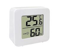 Digital Thermometer Hygrometer - Temperature And Humidity Monitor | ABS Casing With LCD Display, Accurate Climate Measuring Device, For Bedroom, Kitchen, Greenhouse Environment Control