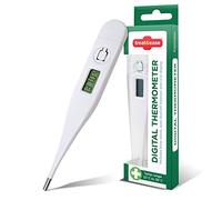 Digital Thermometer Medical LCD Audible Alarm Baby Adult Oral Ear Body Arm Fever