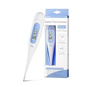 Digital Thermometer, Oral Thermometer Adults Kids Babies, Accurate Fast Switchable Body Temperature Thermometer, Blue