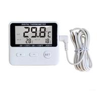 Digital Thermometer with External Sensor for Fridge Freezer, Refrigerator - Portable Temperature Monitor, Clear Display(1 Pc)