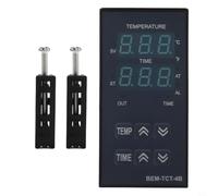 Digital Thermostat BEM-TCT-4B PID Controller for Incubator Greenhouse Reptile Tank 30A Relay(Solid State Output)