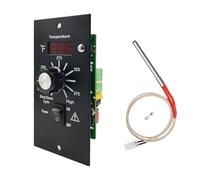 Digital Thermostat Controller Replacement for Traeger Wood Pellet Grills,Fits BAC236, BAC365, BAC283 Control Board,Compatible with Bronson 20, Pro 22/34, Texas Elite 34, Lil Tex ,with Hot Rod Ignitor