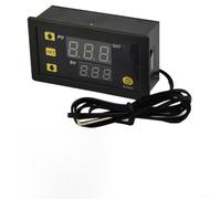 Digital Thermostat Controller Temp Regulator Switch for Greenhouse Brewing Fermentation - Dual Relay 20A Load Waterproof Probe for celsius Fahrenheit 79x43mm(110V-220V)