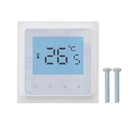 Digital Thermostat for Underfloor Heating 90-240V AC, Accurate ±0.5°C Control with Programming - Easy Wall Mount, Kids Lock & Energy - Saving Holiday Mode