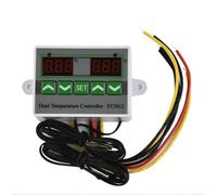 DIGITAL THERMOSTAT WITH DUAL RELAY OUTPUTS TEMPERATURE CONTROLLER 12V 24V DC 220V ACCURATE CONTROL AND EASY SETTINGS FOR OPTIMAL USE (220V)