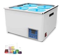 Digital Thermostatic Lab Water Bath Water Bath Heater 4/6 Hole Stainless Steel Inner Tank, Digital Thermostatic Water Bath with Selectable Openings,4holes