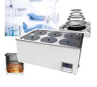 Digital Thermostatic Water Bath Heater with Anti-Dry Protection, Adjustable Lid, 5-99.9°C Range for Laboratory Experiments