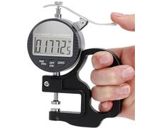 Digital Thickness Gauge, 0.001mm Resolution, 0-12.7mm Range, Accurate Measurement for Paper, Plastic, Leather, and Metal