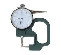 Digital Thickness Gauge 0-10mm 0.01mm Precision Measuring Tool with LCD Display, Material Thickness Tester for Leather, Paper, Film, Metal Sheet, Fabric, Rubber