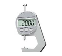 Digital Thickness Gauge - 0-20mm Electronic Micrometer Thickness Meter | High Precision Unit Conversion ThicknessCaliper With LCD Display, Measuring & Layout Tools for Jewelry, Pearls