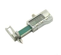 Digital Thickness Gauge 0-25 mm, Precision Thickness Gauge with Metal Housing and LCD Display, Measuring Accuracy 0.01 mm for Metal, Plastic and Jewellery, Easy One Button Operation