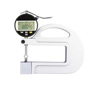 Digital Thickness Gauge, Electronic Measurement Tool for Leather, Paper, Fabric, Film - Measurement Range 0-10mm, Resolution 0.001mm, Accuracy ±0.009mm