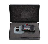 Digital Thickness Gauge Horizontal Electronic Micrometer Stainless Steel Jewelry Leather Sheet Metal Paper Film Wire Thickness Measuring Tool 0 12.7mm Resolution 0.01mm Large
