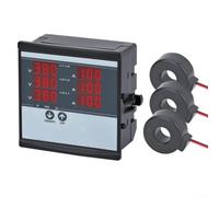 Digital Three-Phase Ammeter 220V with Current Transformer, AC Current Meter for Industrial Electrical Testing, Real-Time Monitoring, SDM-60D/100D/250D(SDM-100D)