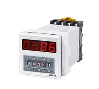 Digital Time Relay 0.01s-99h Panel Mount Timer Switch AC/DC 12V 24V 220V SPDT On-Delay Industrial Automation(AC 110V)