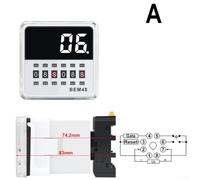 Digital Time Relay For DH48SS with Socket, Flexible Configuration for Various Timing Needs (A)