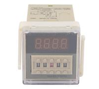 Digital Time Relay, O111ROM DH48S-2Z LCD Display Time Timer Delay Relay 8 Pins 0.01S-9999H(12VAC/DC)