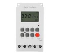 Digital Timer, 28 Groups 25A AC200-240V Programmable Timer with Industrial Grade Chip, 600mAh Battery, Electronic Timer for Equipment