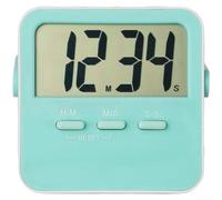 Digital Timer Countdown Stopwatch with LCD Screen for Cooking Study Fitness, Dual Timing Functions and Options for Audible or Silent Vibration Notifications (Green)