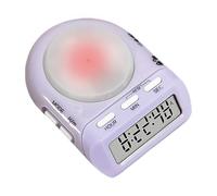 Digital Timer - Digital Display Vibration Countdown Timer, Multifunctional Alarm with Light Reminder | Cooking Baking Study Work Education Classroom Timers for Teacher, Students