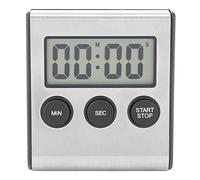 Timer, Digital Kitchen Timer Desktop Wall Mounted Alarm Electronic Memory Digit Large LCD Screen Display Magnetic Countdown Clock for Outdoor BBQ Gym (2.95 * 2.56 * 0.79in)