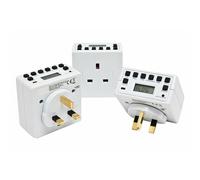 Digital Timer Plug Switch 24 Hour 7 Day LCD Programmable Socket UK Mains