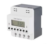 Digital Timer Switch 60A Heavy Duty Programmable Relay KG316T for Motor Control - 28 Settings Weekly Cycle LCD Display Wall Mount(100A)