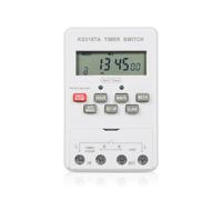 Digital Timer Switch, Automatic Programmable Microcomputer Control, 16 Groups of Timing Programs - High Precision, Power Failure Memory, Ideal for Street Lamps and Neon Ligh