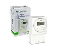 Digital Timer Switch Programmable 7-Day Switch 3000w Immersion Heater & Lighting