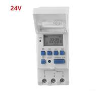 Digital Timer Switch, Programmable Electronic Control for Relay with LCD Display for Industrial Equipment and Street Lights(24V)