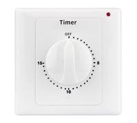 Digital Timer Switch Socket 10A AC240V for countdown Digital(15 minutes) | Digital for countdown, 10A for max load, AC240V rated, for easy set time periods, power indicator light