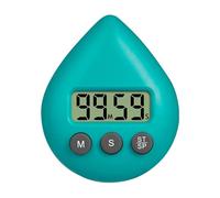 Digital Timer - Waterproof Shower Clock with Suction Cup, Portable Timing Tool with Large LCD Display & Loud Audible Alarm for School, Learning, Kitchen and Bathrooms